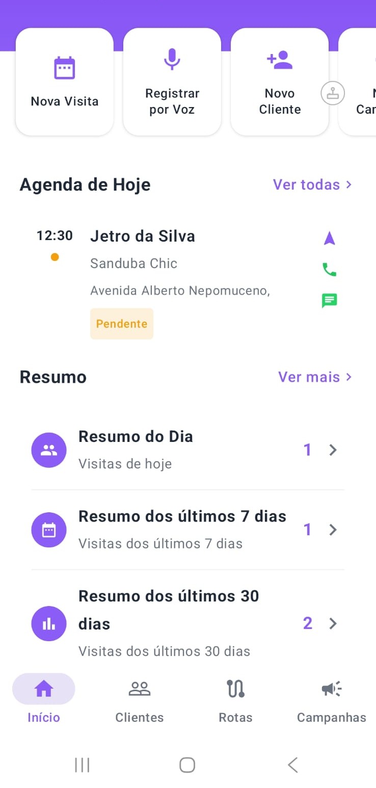 Formulário de cadastro de clientes